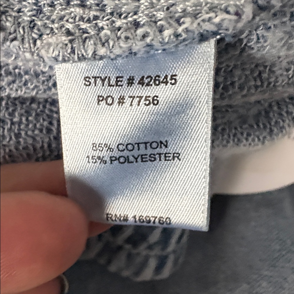 DOT BOUTIQUE Knit Wide-Leg Pants in Light Blue Size Large — NWT - Picture 9 of 10